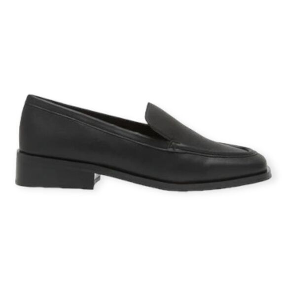 OPEN EDIT Blayke Loafer In Black Faux Leather Size 6.5 NEW - Picture 16 of 16